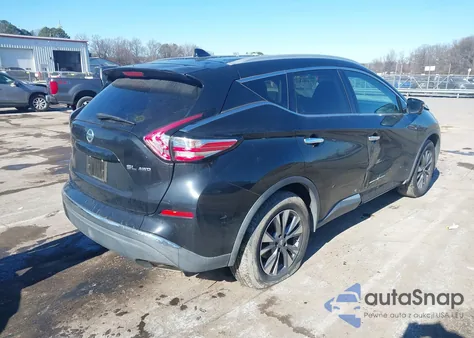 2018 Nissan Murano Sl from USA, damaged, VIN 5N1AZ2MH9JN111068